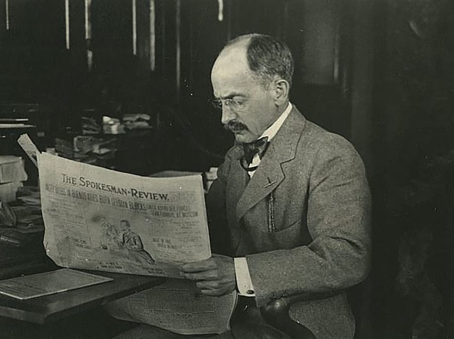 Historic newspaper publisher portrait